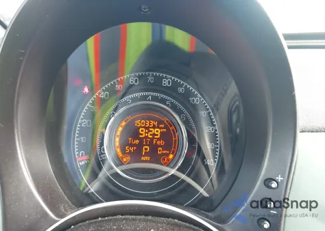 2012 Fiat 500 Sport z USA, uszkodzony, nr VIN 3C3CFFBR2CT179616